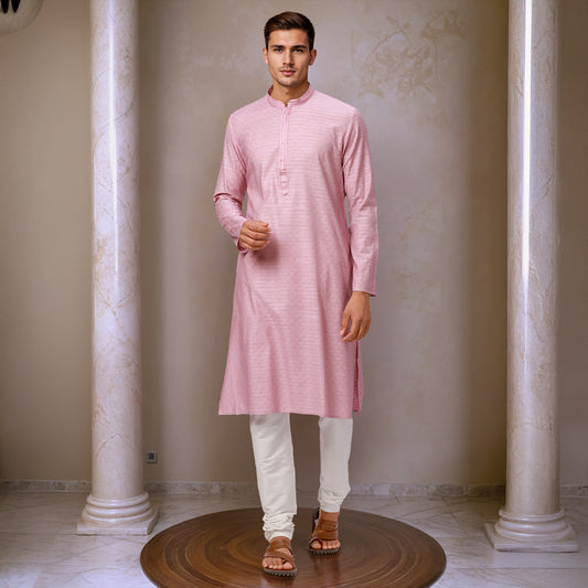Ethnix Pink Kurta Chudidar