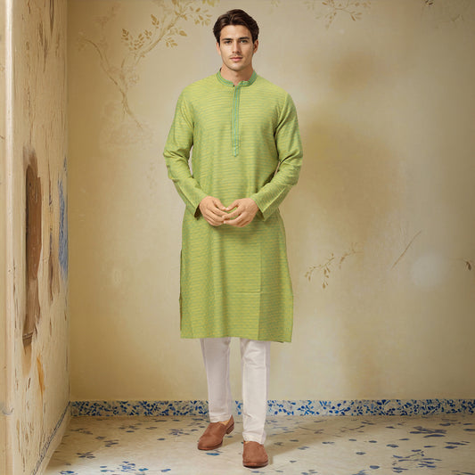 Ethnix Green Kurta Chudidar