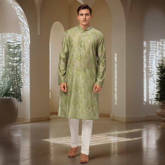 Ethnix Green Kurta Chudidar