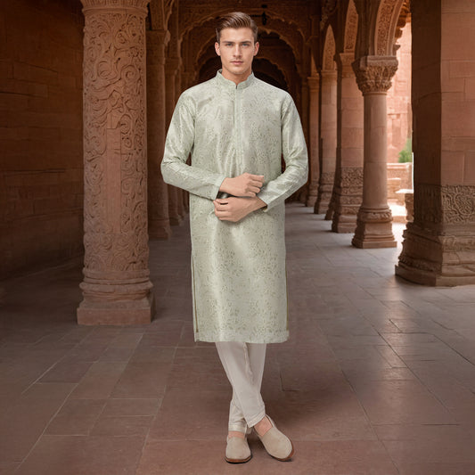 Ethnix Green Kurta Chudidar