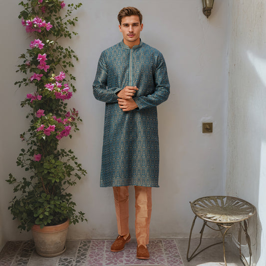 Ethnix Blue Kurta Chudidar
