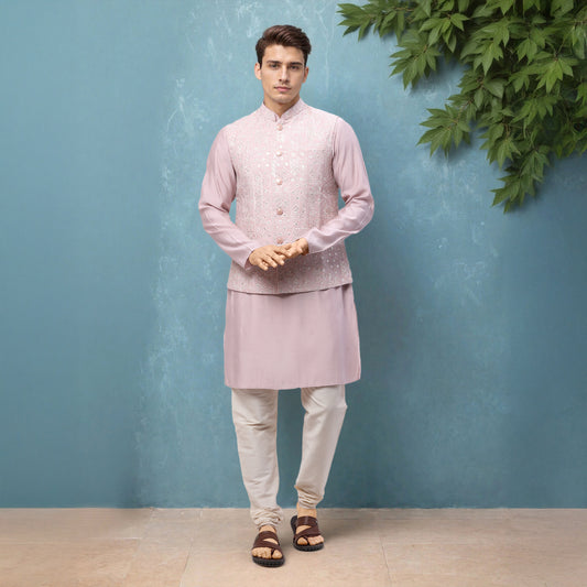 Ethnix Purple Kurta Chudidar