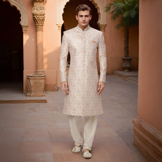 Ethnix Pink Sherwani