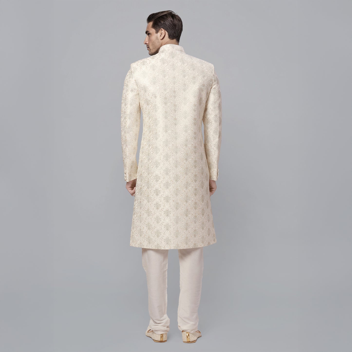 Ethnix White Sherwani