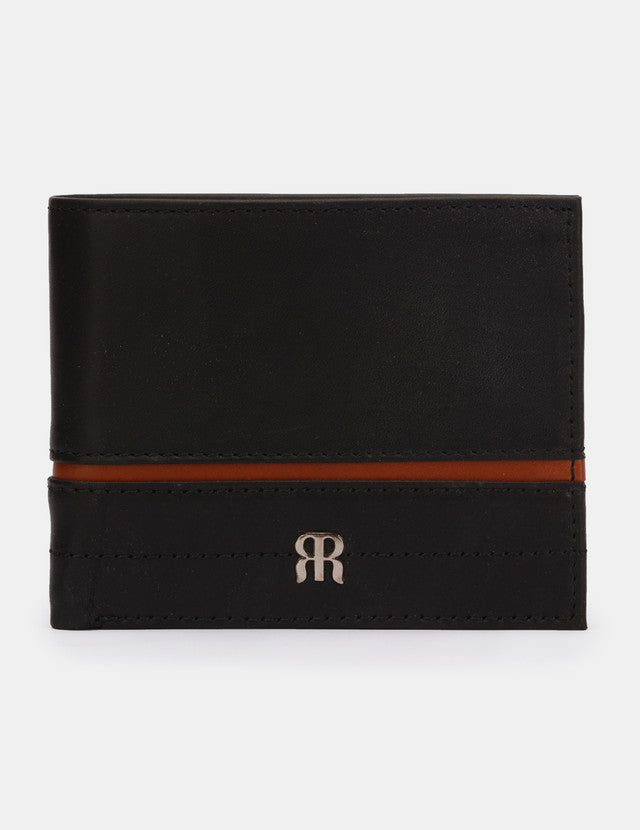 Raymond Black Leather Wallet