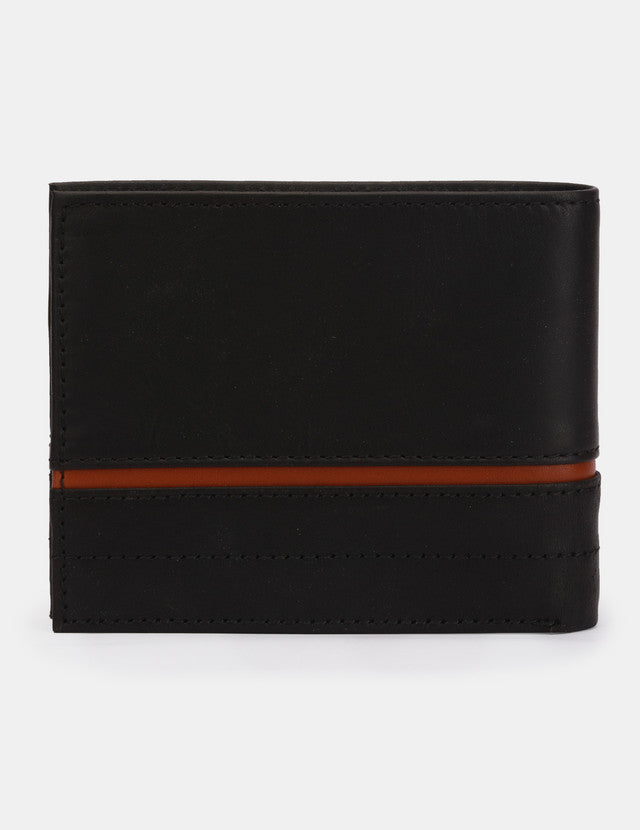 Raymond Black Leather Wallet