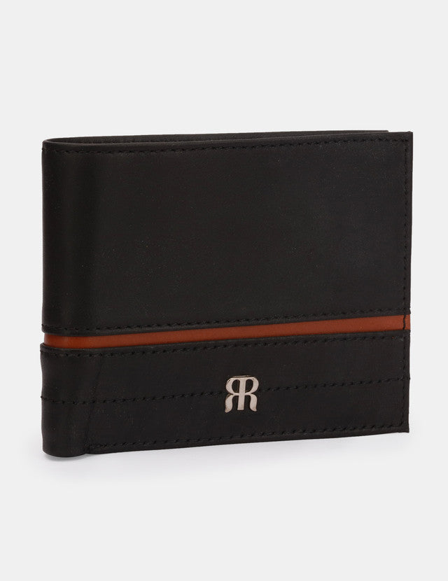 Raymond Black Leather Wallet