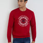 Men Regular Fit Grey Sweatshirt