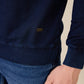 Parx Men Blue Regular Fit Graphic Sweatshirt