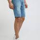 Parx Men Blue Solid Regular Fit Shorts