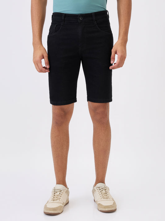 Parx Black Shorts