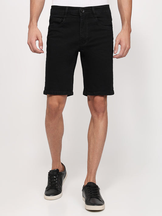 Parx Black Shorts