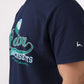 Men Blue Regular Fit Graphic Cotton T-Shirt