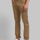 Parx Men Brown Regular Fit Printed Polo Neck Collar T-Shirt
