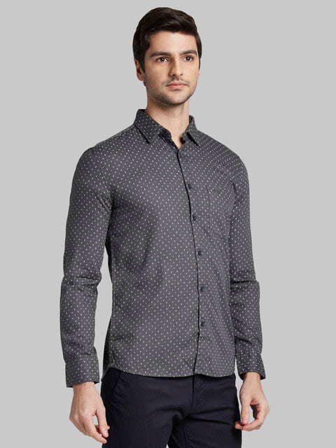 Parx Grey Casual Shirt