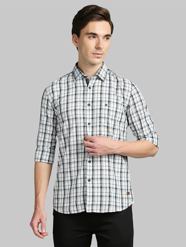 Parx White Casual Shirt 