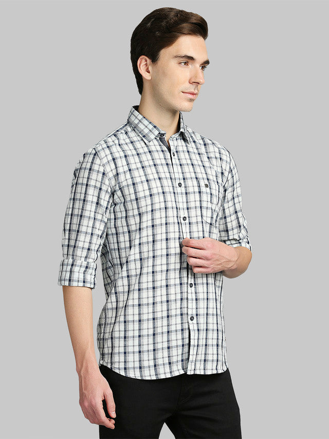 Parx White Casual Shirt 