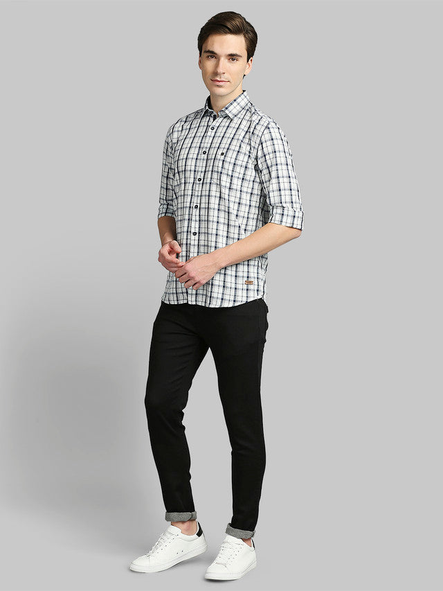 Parx White Casual Shirt 