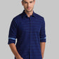 Parx Blue Casual Shirt 