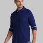 Parx Blue Casual Shirt 