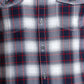 Parx Men Grey Checkered Slim Fit Cotton Casual Shirt