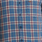 Parx Men Blue Checkered Slim Fit Cotton Casual Shirt