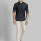 Parx Black Casual Shirt 