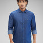 Parx Blue Casual Shirt 