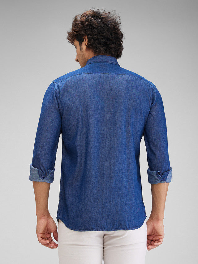 Parx Blue Casual Shirt 