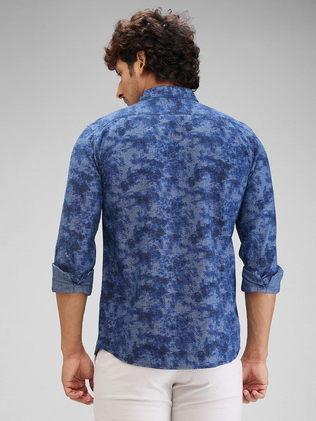 Parx Blue Casual Shirt 