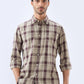 Parx Brown Casual Shirt