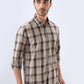 Parx Brown Casual Shirt