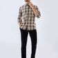 Parx Brown Casual Shirt