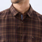 Parx Khaki Casual Shirt