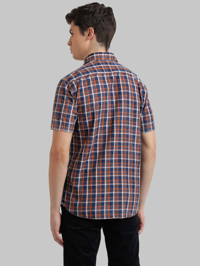 Parx Brown Casual Shirt 