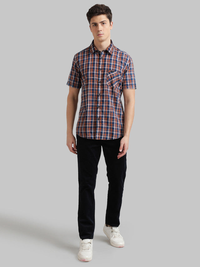 Parx Brown Casual Shirt 