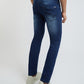 Men Slim Tapered Fit Blue Jeans