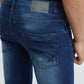 Men Slim Tapered Fit Blue Jeans