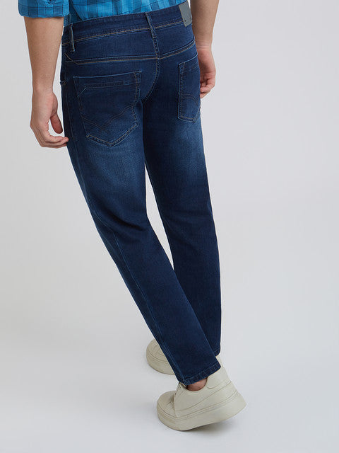 Men Skinny Fit Blue Jeans