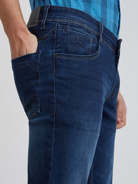 Men Skinny Fit Blue Jeans