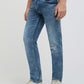 Men Slim Fit Blue Jeans