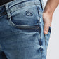 Men Slim Fit Blue Jeans