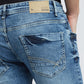 Men Slim Fit Blue Jeans