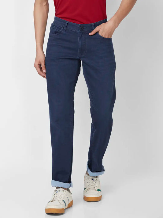 Parx Skinny Fit Solid Black Jeans