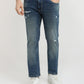 Parx Men Blue Low Rise Tapered Fit Knitted Jeans