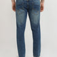 Parx Men Blue Low Rise Tapered Fit Knitted Jeans