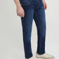 Parx Men Blue Low Rise Tapered Fit Knitted Jeans