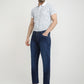 Parx Men Blue Low Rise Tapered Fit Knitted Jeans