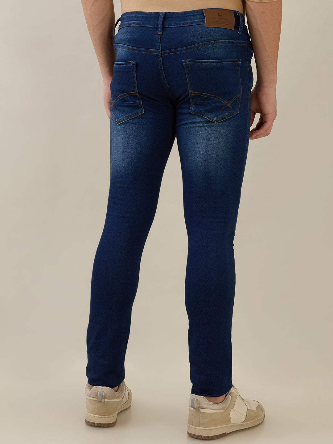 Parx Men Blue Low Rise Skinny Fit Knitted Jeans – MyRaymond