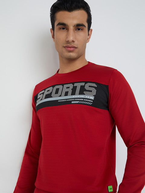 Men Regular Fit Light Grey Sweatshirt